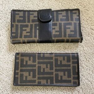 Vintage Fendi Wallet and Checkbook Cover
